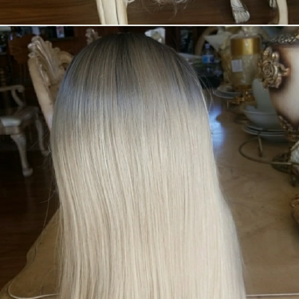 Blonde Ombre Beauty Lacefront Wig 22-26inches - Thumbnail 5