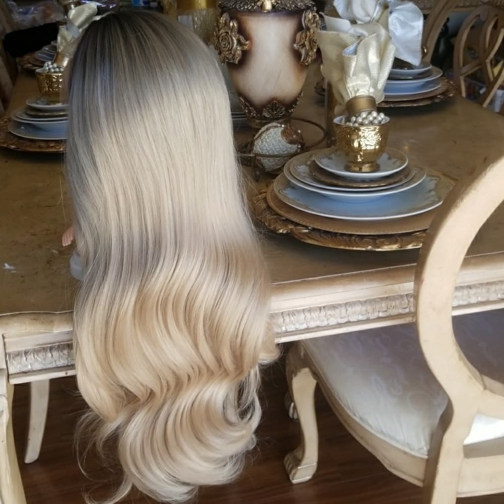Ombre Blonde Beauty LaceFront Wig - Thumbnail 6