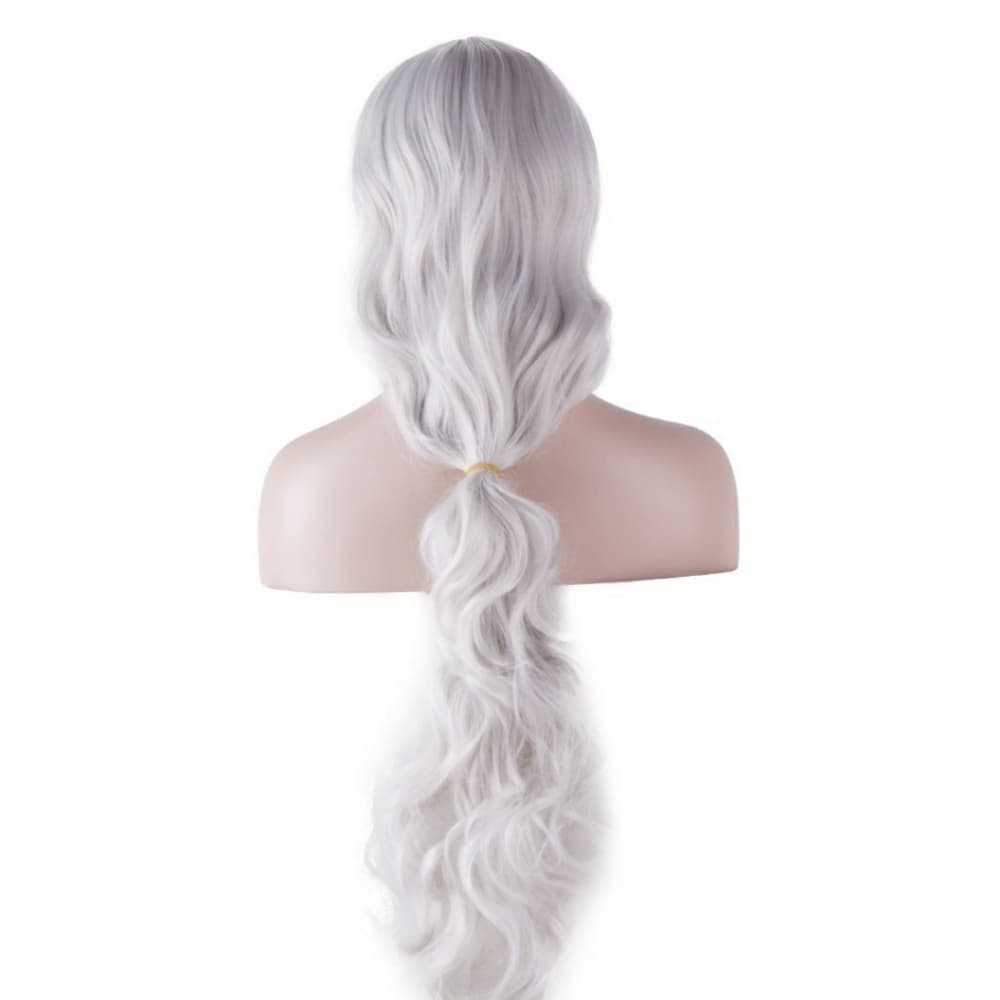White Wavy Beauty Wig 24-28 inches!! - Thumbnail 3