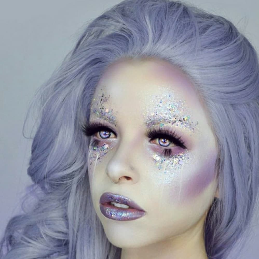 Lilac Purple Beauty Lacefront Wig 22-24inches - Thumbnail 2