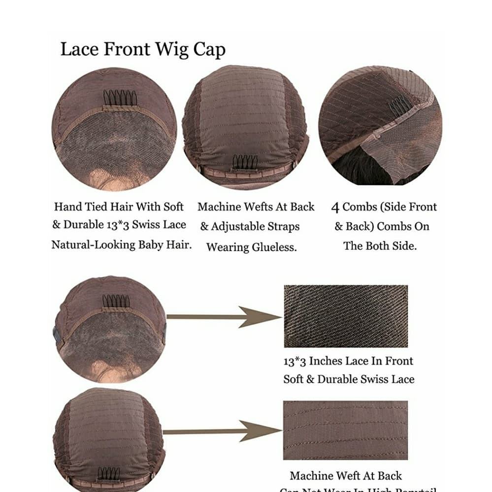 Ombre Short Bob #1b/30 Brazilian Remy