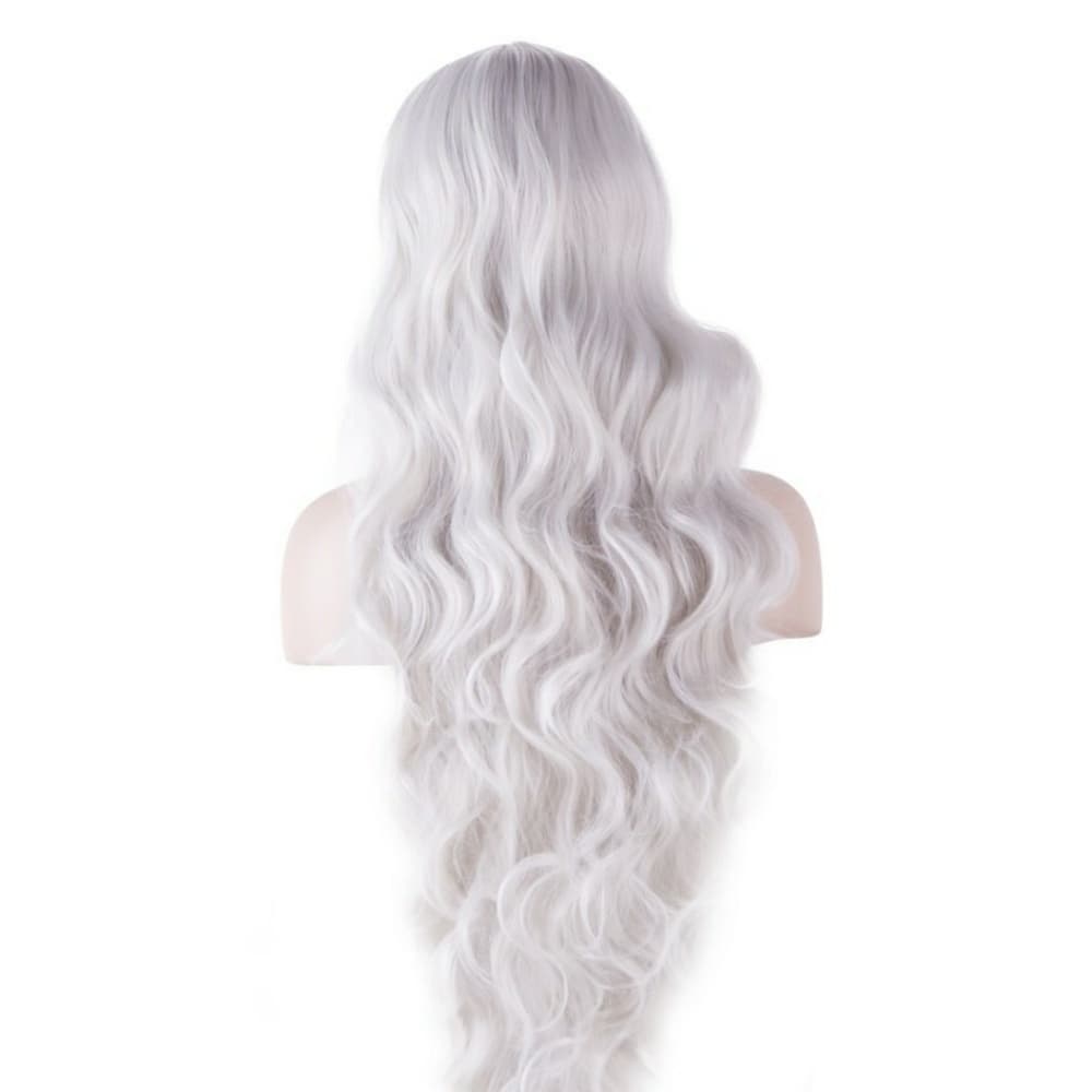 White Wavy Beauty Wig 24-28 inches!! - Thumbnail 2