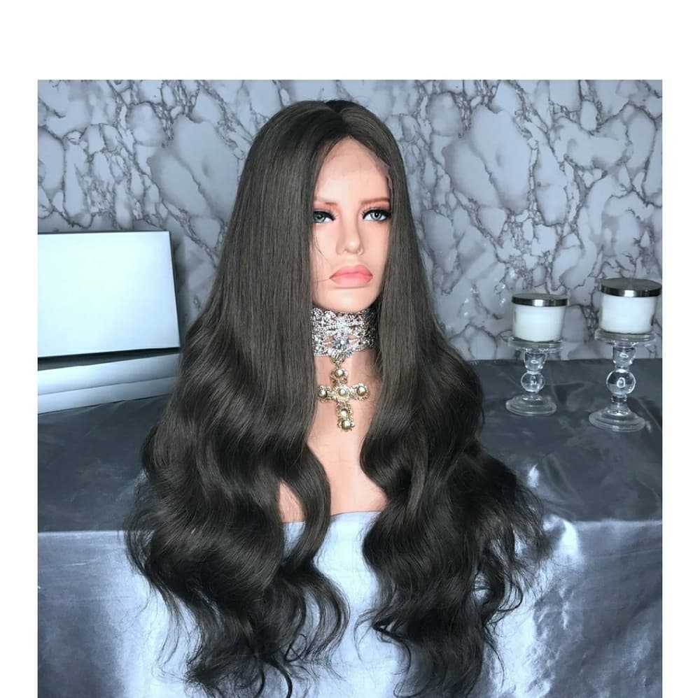 Virgin Glueless Brazilian Lacefront Wig 24-26 inch - Thumbnail 3