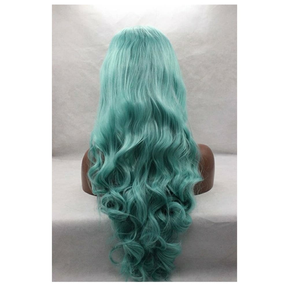 Mint Greenish Blue LaceFront Wig 22-24inches!! - Thumbnail 2