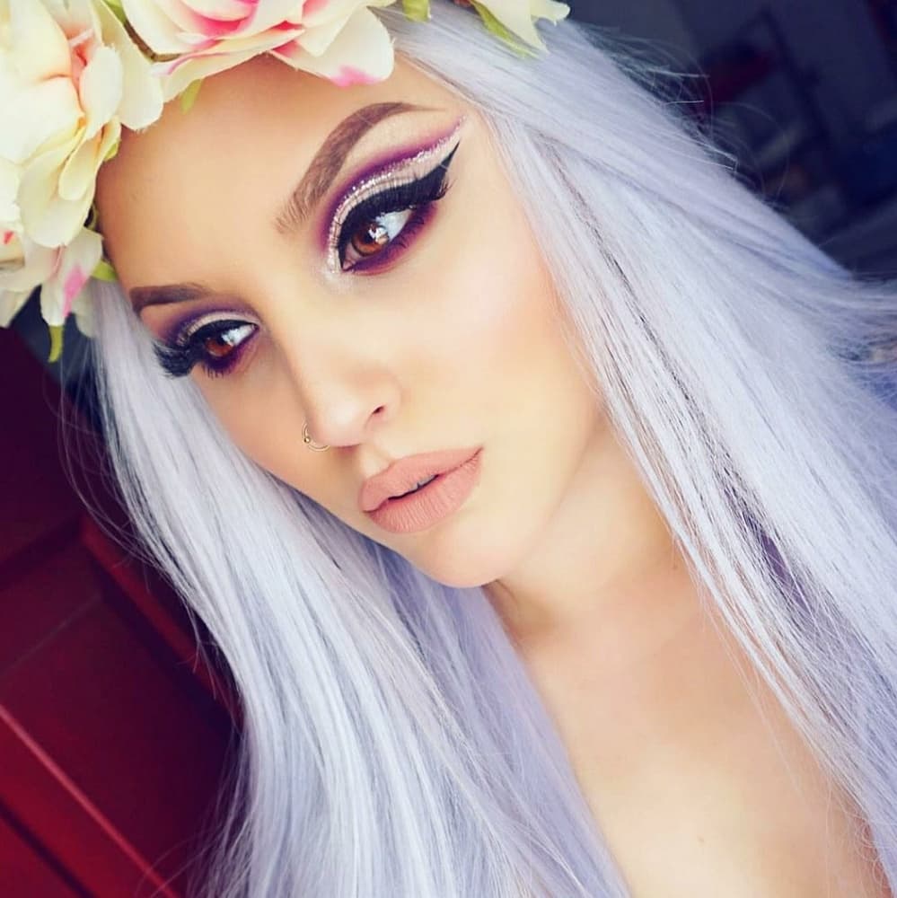 Silver Gray LaceFront Wig 22-26 inches!!