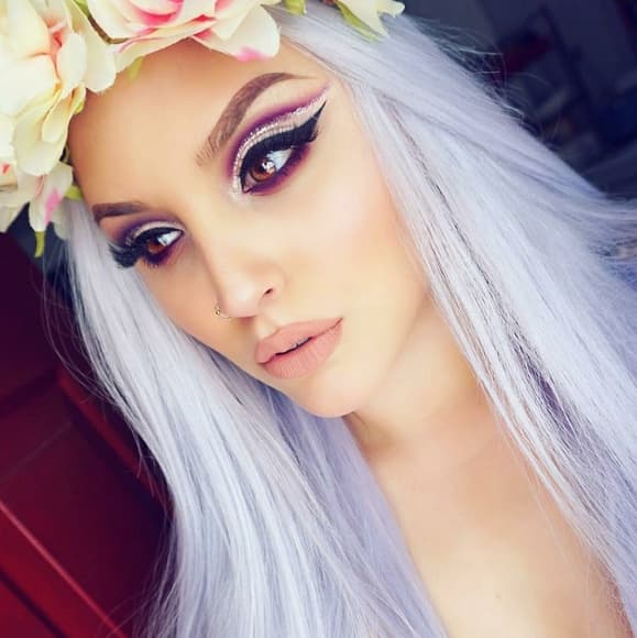 Silver Gray LaceFront Wig 22-26 inches!! - Thumbnail 2