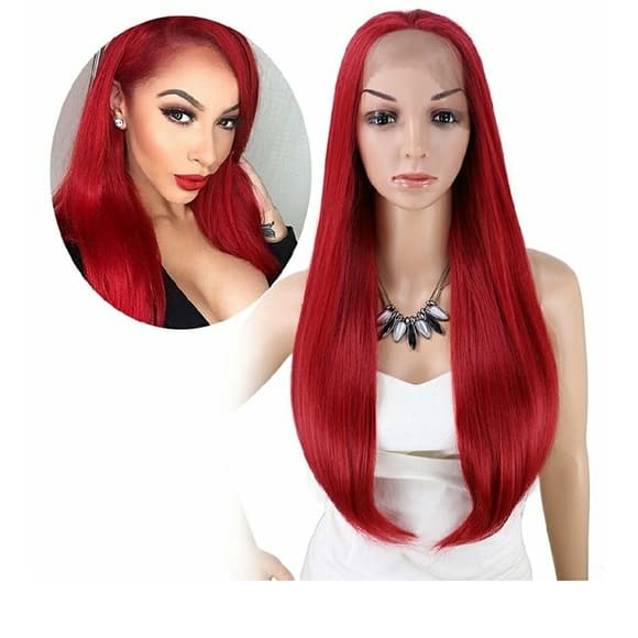 Yaki Red Beauty LaceFront Wig 22-26 inches - Thumbnail 7