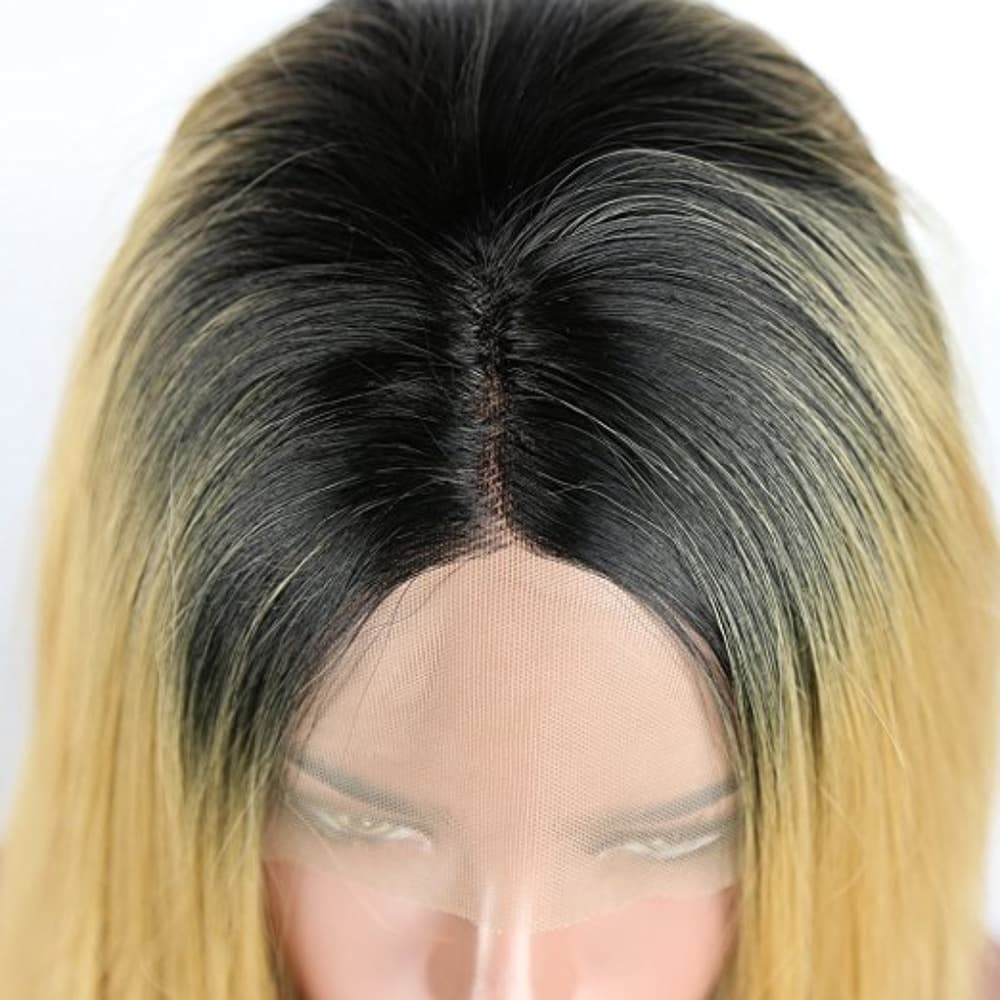 Ombre Black Blonde Lacefront Wig 24-26 inches!!