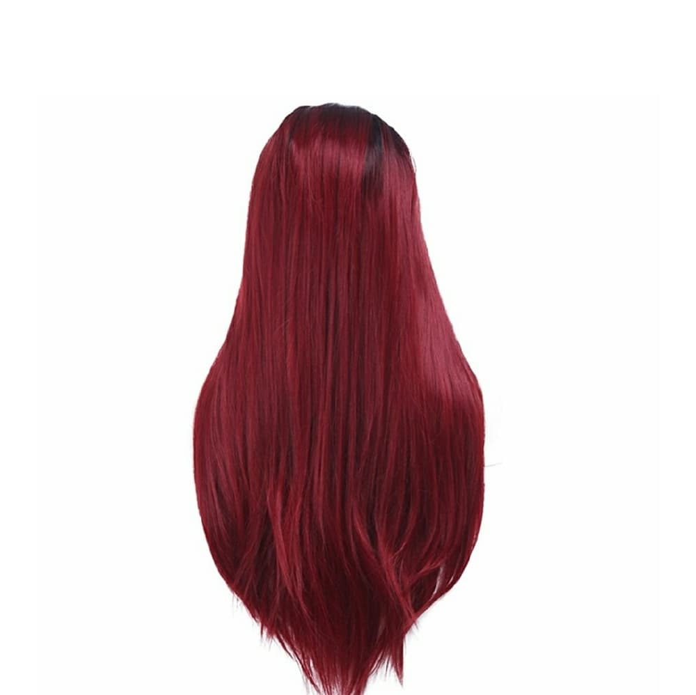 Ombre Burgundy LaceFront wig 24-26 inches - Thumbnail 3