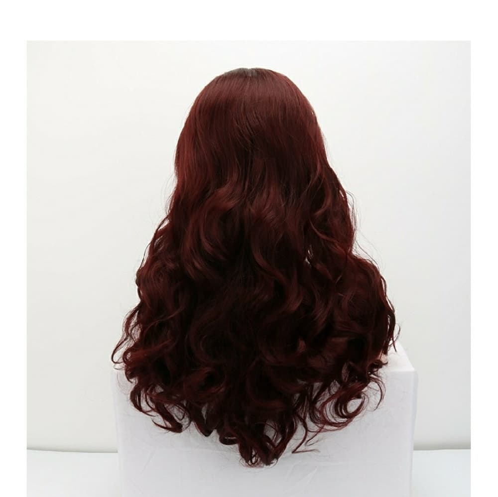 Burgundy LaceFront wig 24-26 inches!! - Thumbnail 4