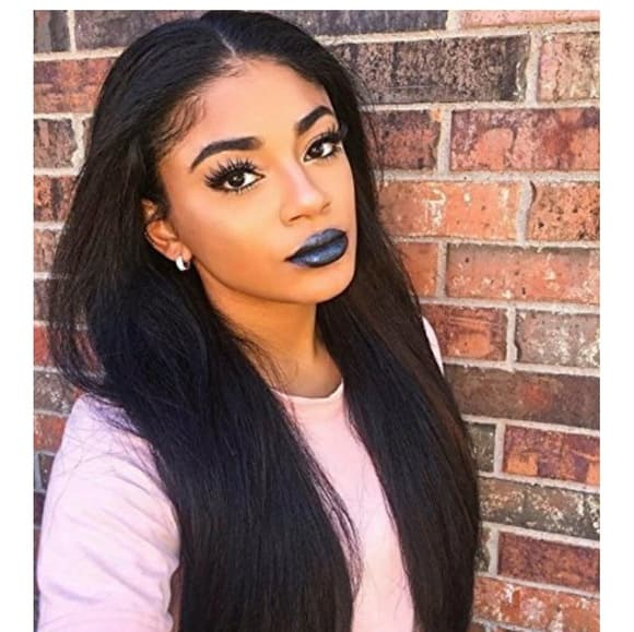Course Italian Yaki Virgin Human Hair Lace Wig!+ - Thumbnail 8