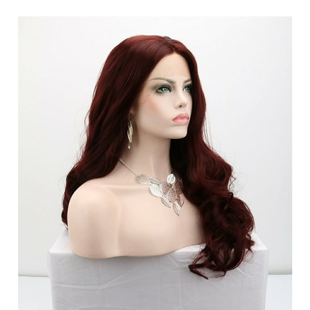 Burgundy LaceFront wig 24-26 inches!!
