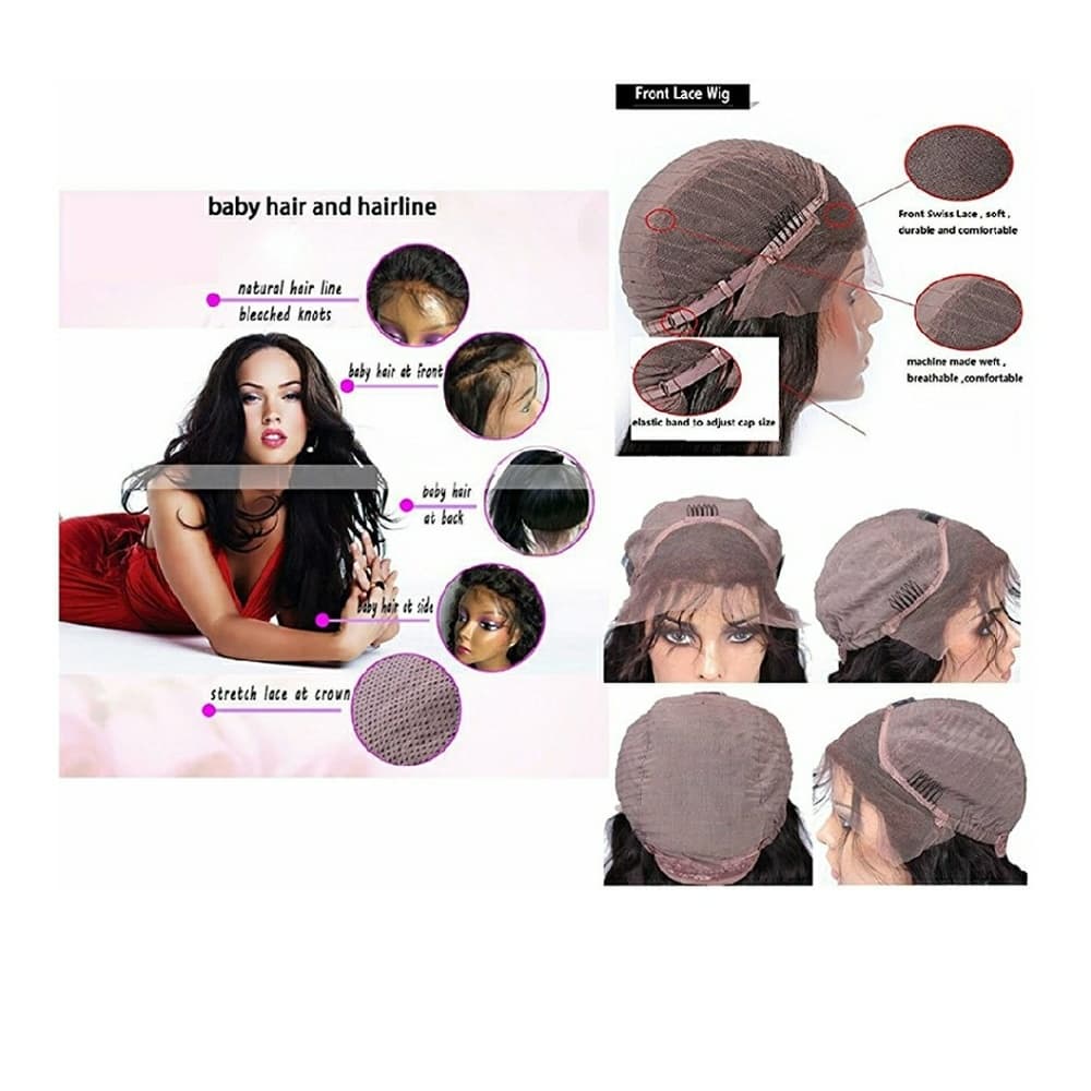 Big Bodywave Beauty Lacefront Wig 16-18 inches