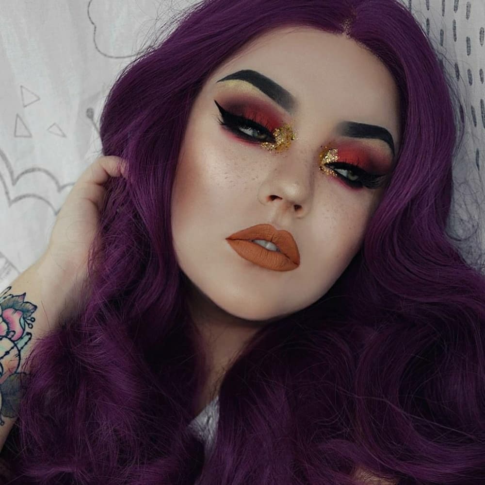 Purple Beauty LaceFront Wig 22-24 inches!! - Thumbnail 3