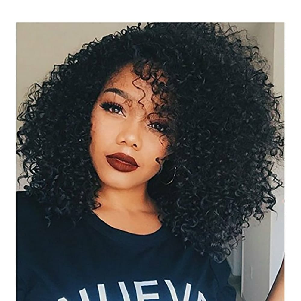 Afro Kinky Curly Wig - Thumbnail 6