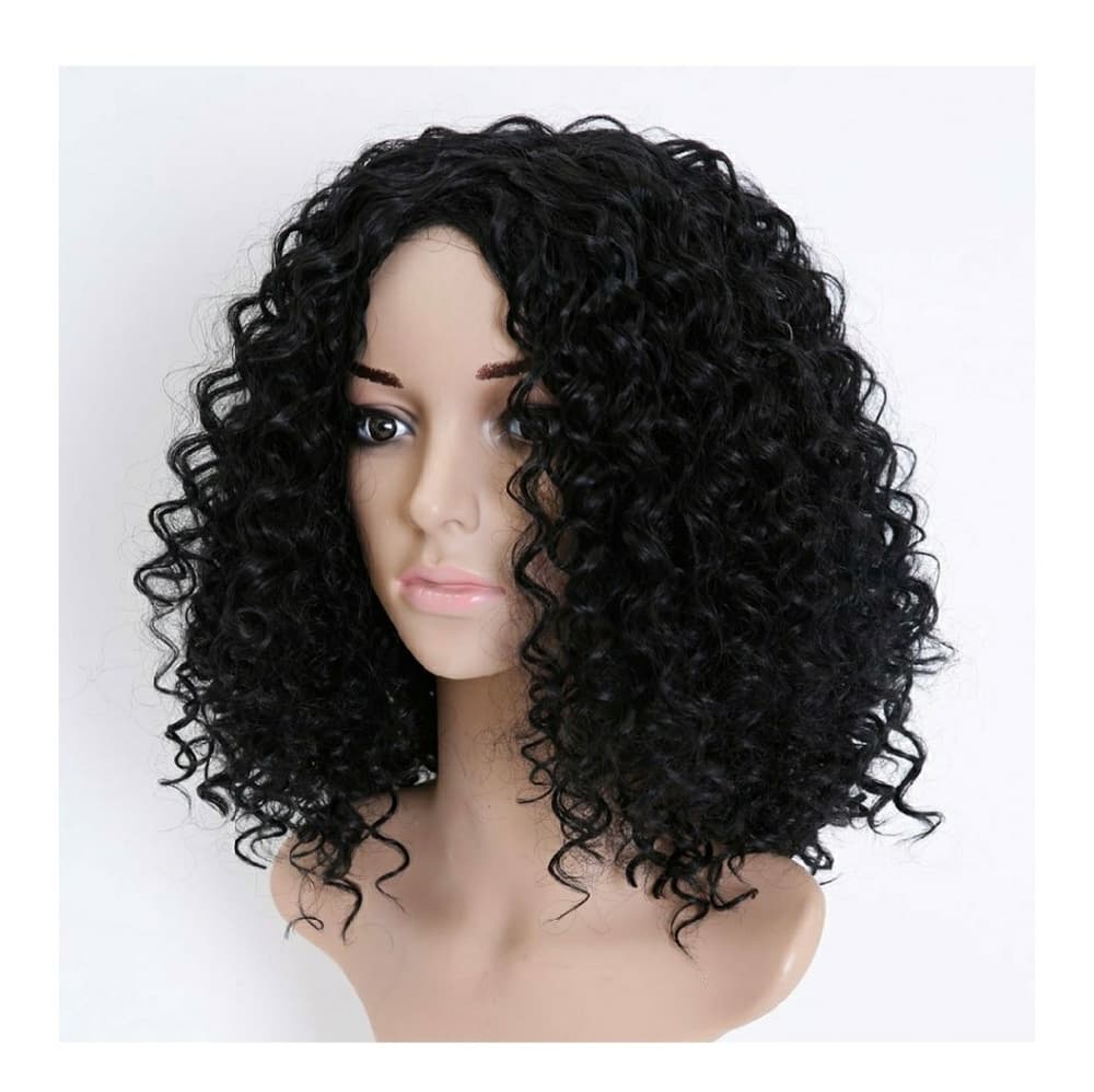 Afro Kinky Curly Wig - Thumbnail 4