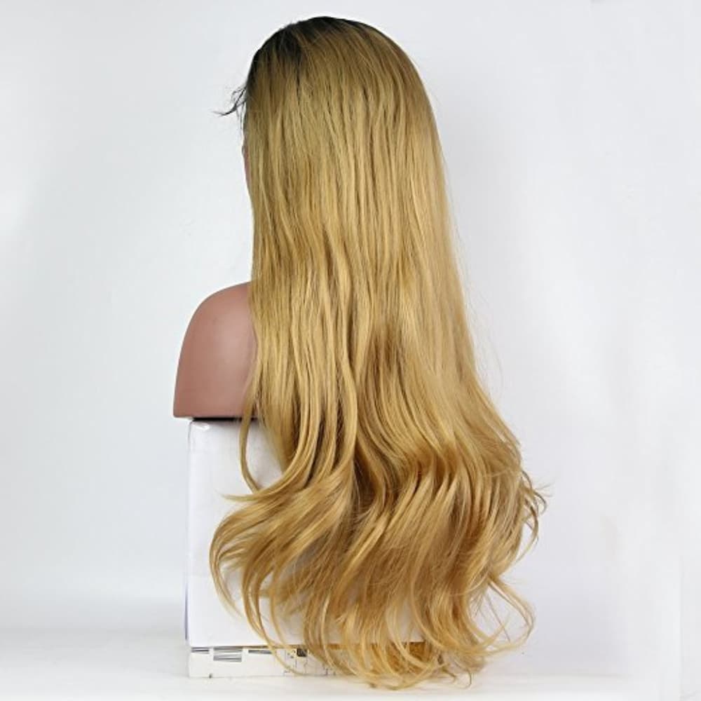 Ombre Black Blonde Lacefront Wig 24-26 inches!! - Thumbnail 3
