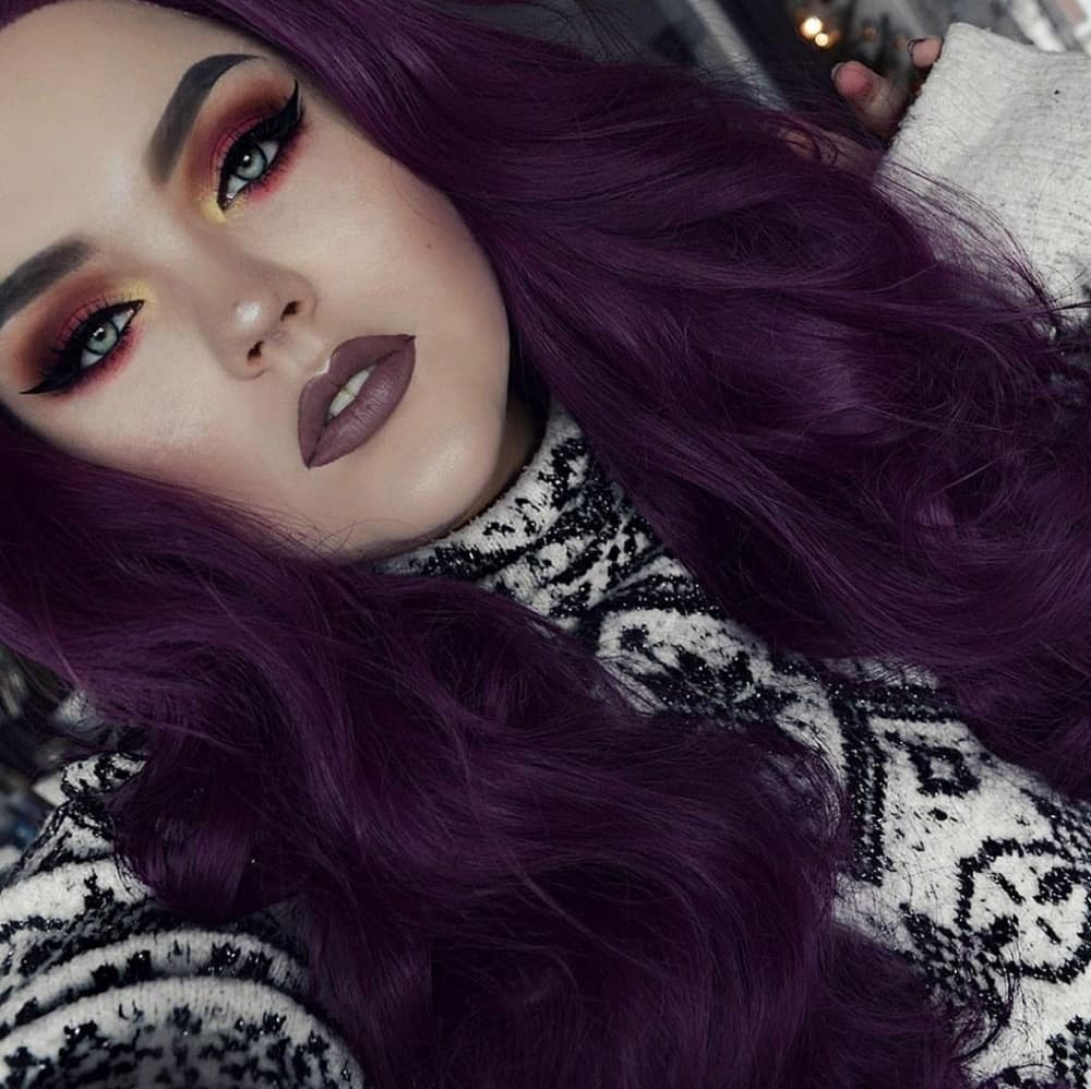 Purple Beauty LaceFront Wig 22-24 inches!! - Thumbnail 2
