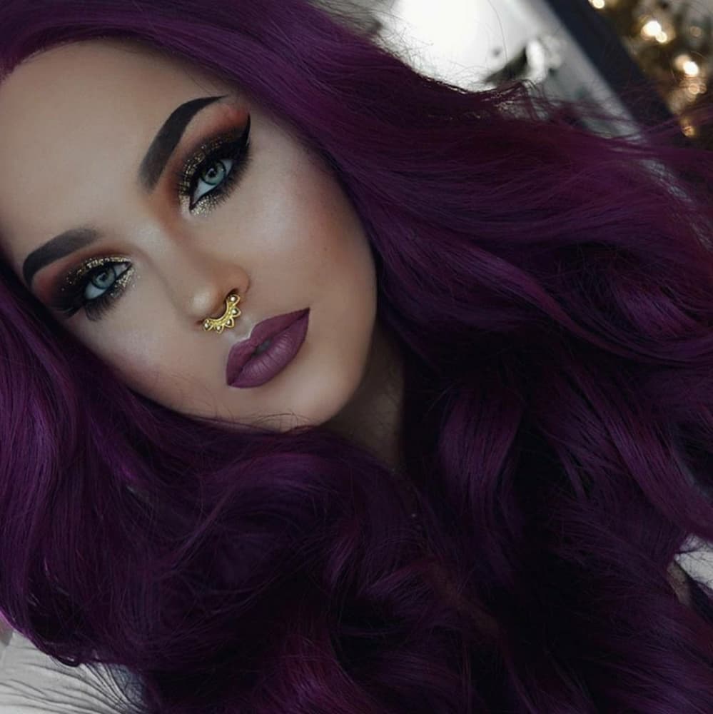Purple Beauty LaceFront Wig 22-24 inches!! - Thumbnail 8