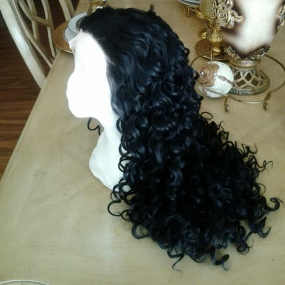 Beautiful Curly Doll Lace Front Wig 22-24 inches!