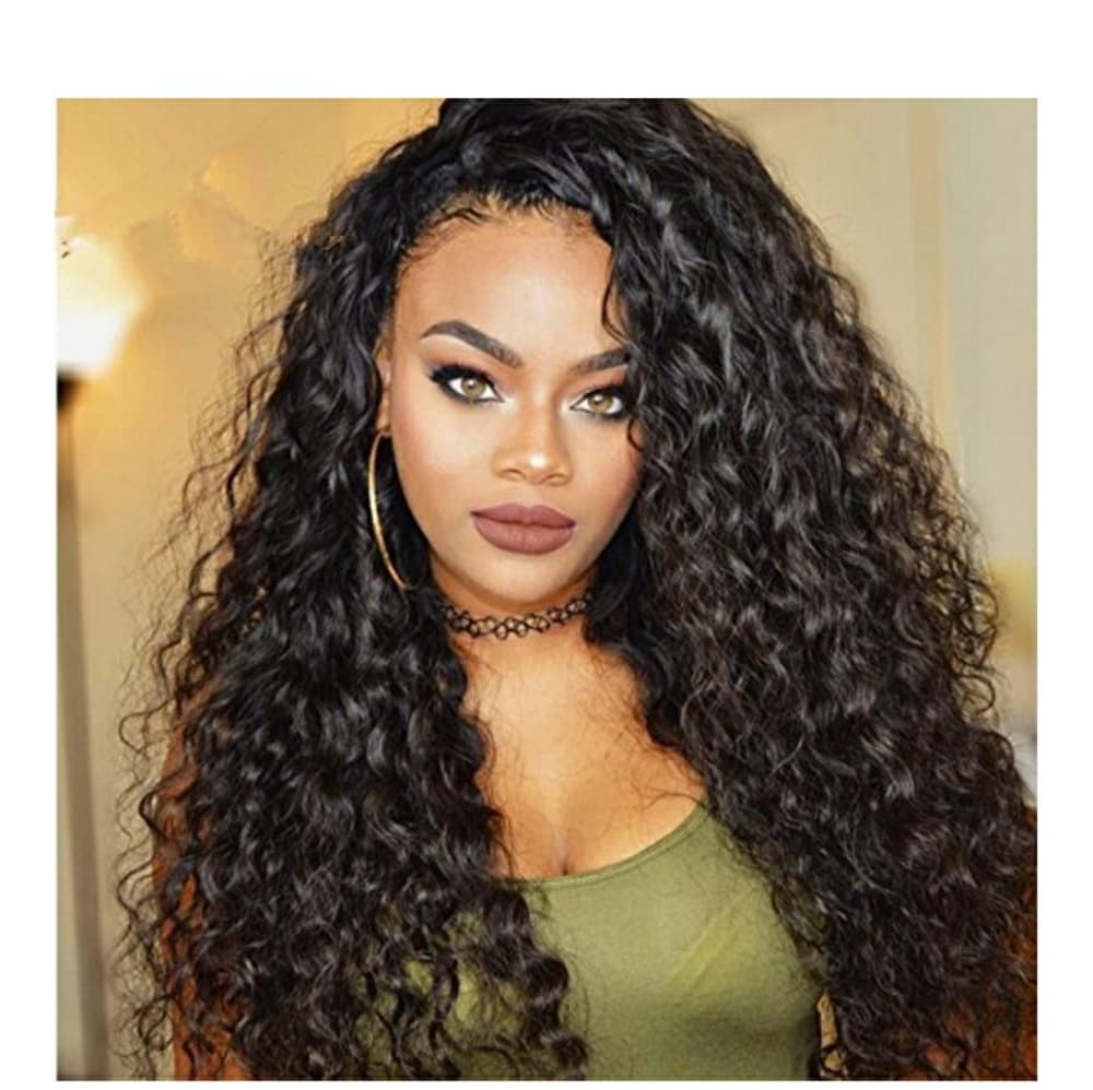 Black Curly Beauty Lacefront Wig 22-24inches!! - Thumbnail 4