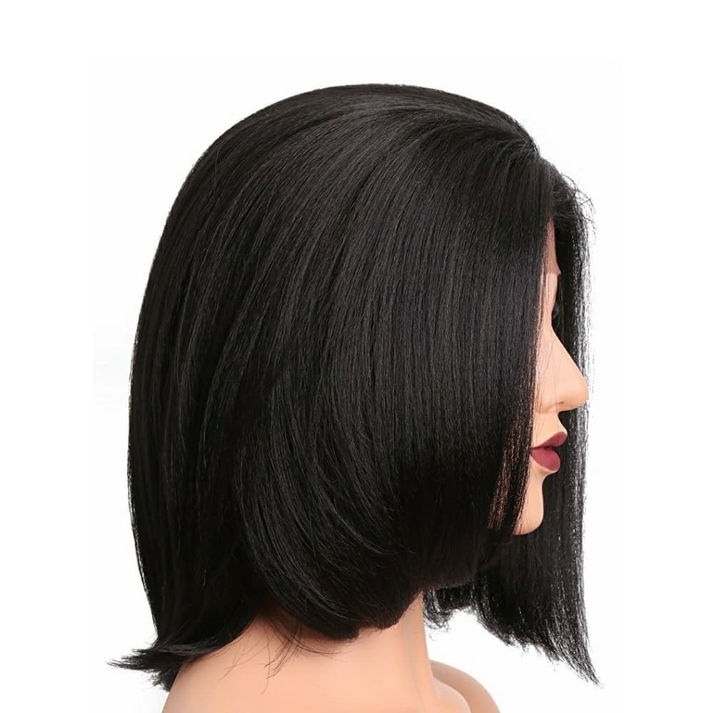 Black Yaki Bob Beauty LaceFront!! - Thumbnail 2