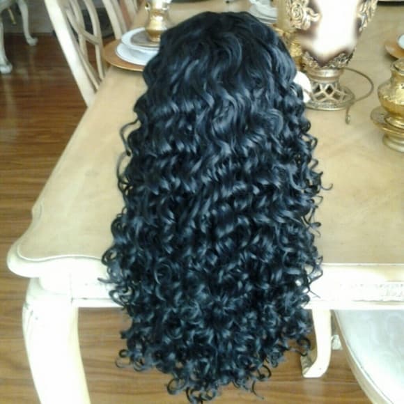 Beautiful Curly Doll Lace Front Wig 22-24 inches! - Thumbnail 4