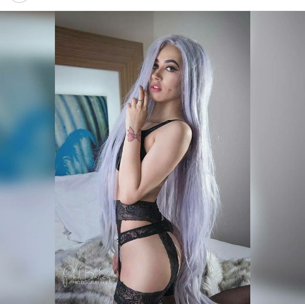 Light Purple Gray LaceFront 26-28 inches!!