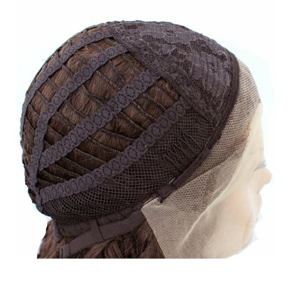 Curly Brown Mix Lace Front Wig 22-24inches!! - Thumbnail 3
