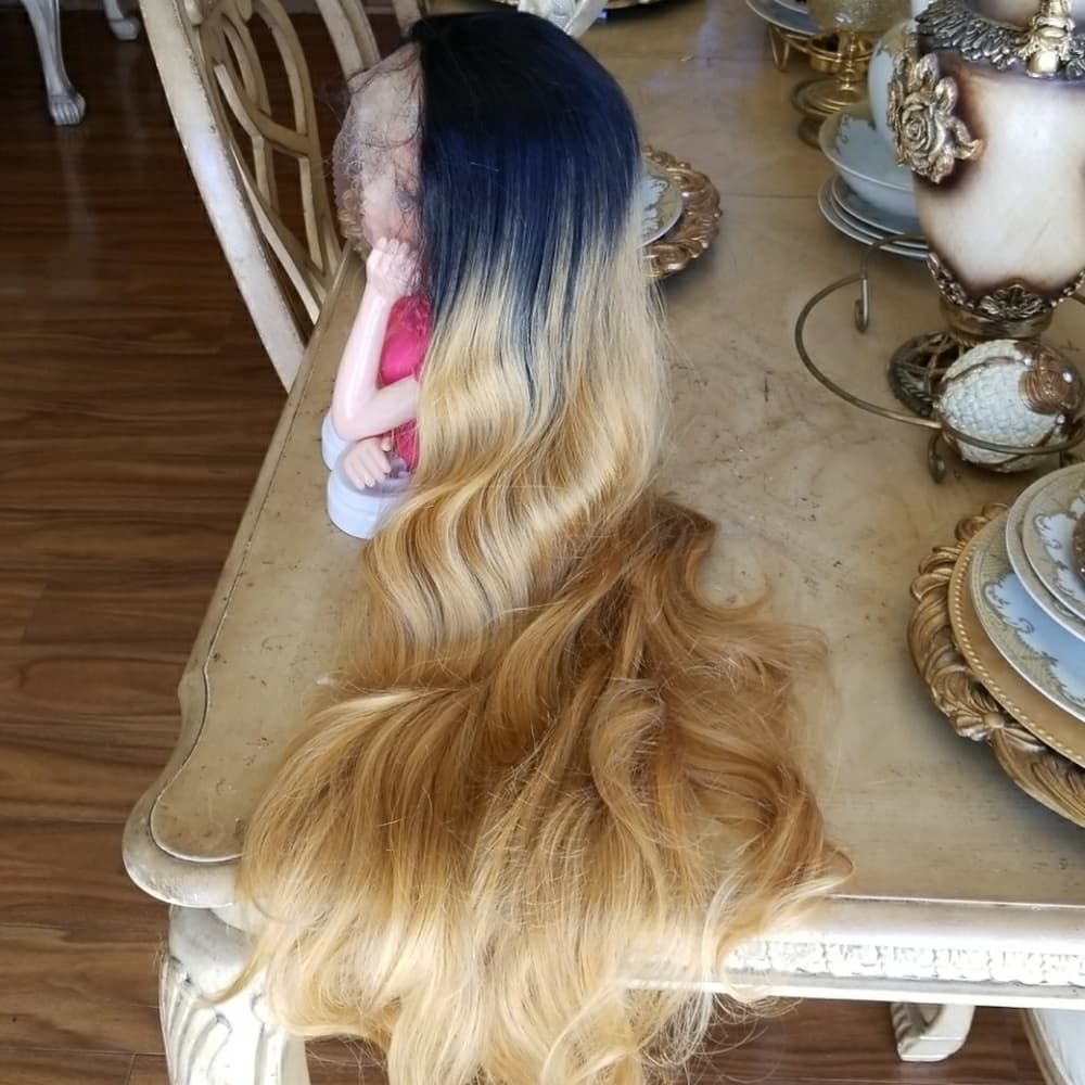 Ombre Blonde Beauty LaceFront Wig - Thumbnail 3