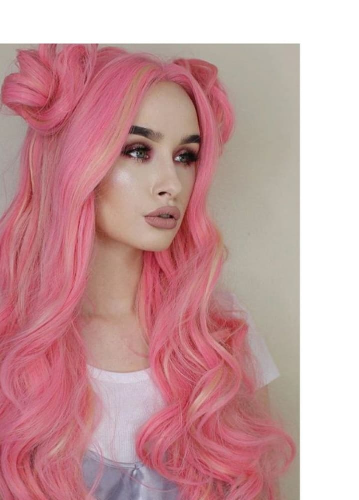 Pink Beauty LaceFront Wig Wig 22-24inches