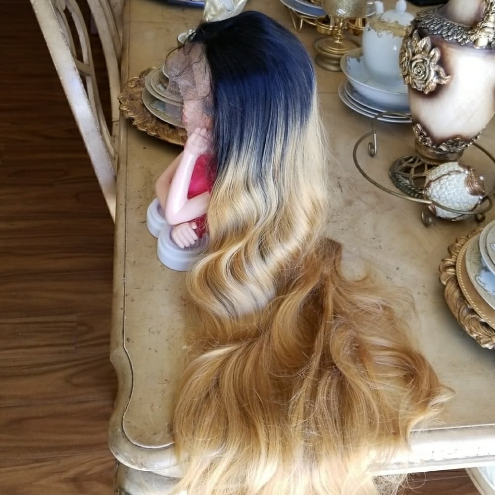Ombre Blonde Beauty LaceFront Wig - Thumbnail 4