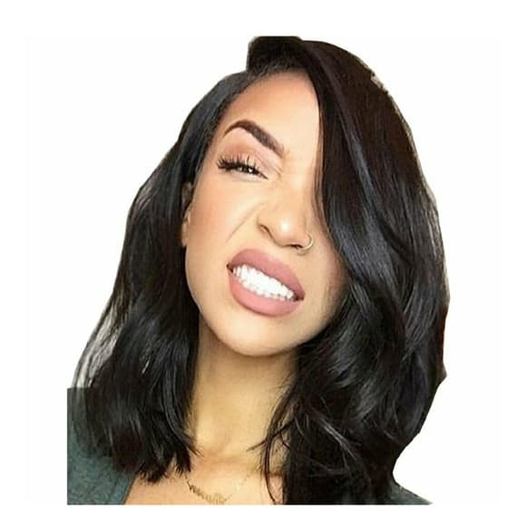 Virgin Brazilian Wavy LaceFront Wig 12 inches!! - Thumbnail 6