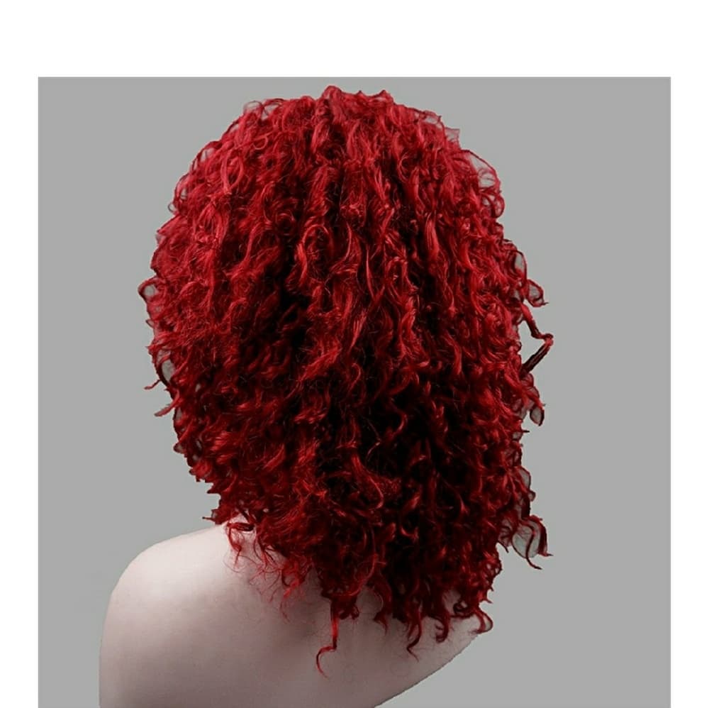 Dark Red Beauty Curly Wig