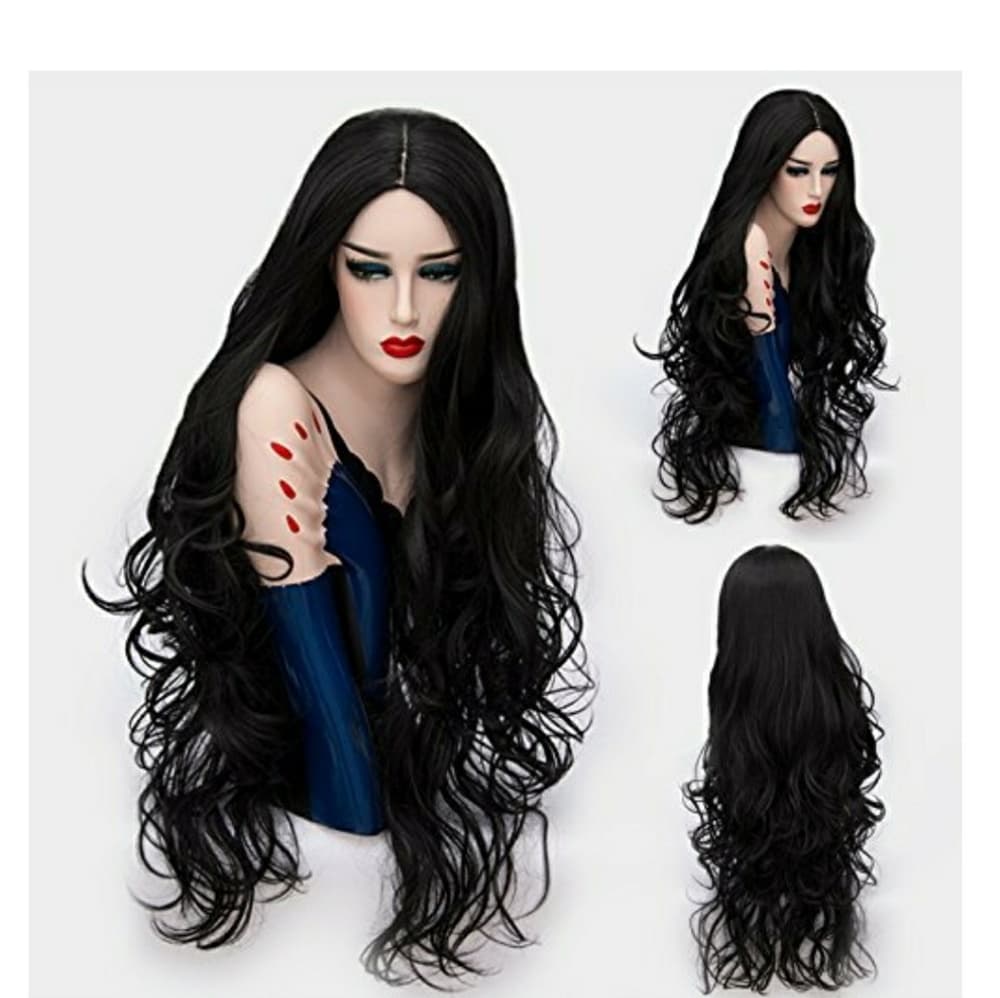 Black Layered Beauty Wig - Thumbnail 4