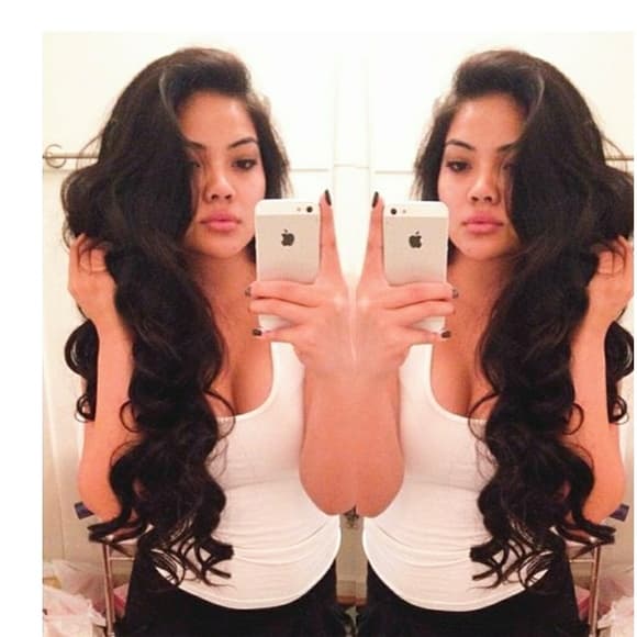 Dark Brown Wavy LaceFront Wig 24-26 inches!! - Thumbnail 2
