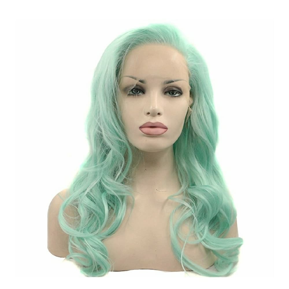 Mint Green LaceFront Wig 20-24 inches!! - Thumbnail 3