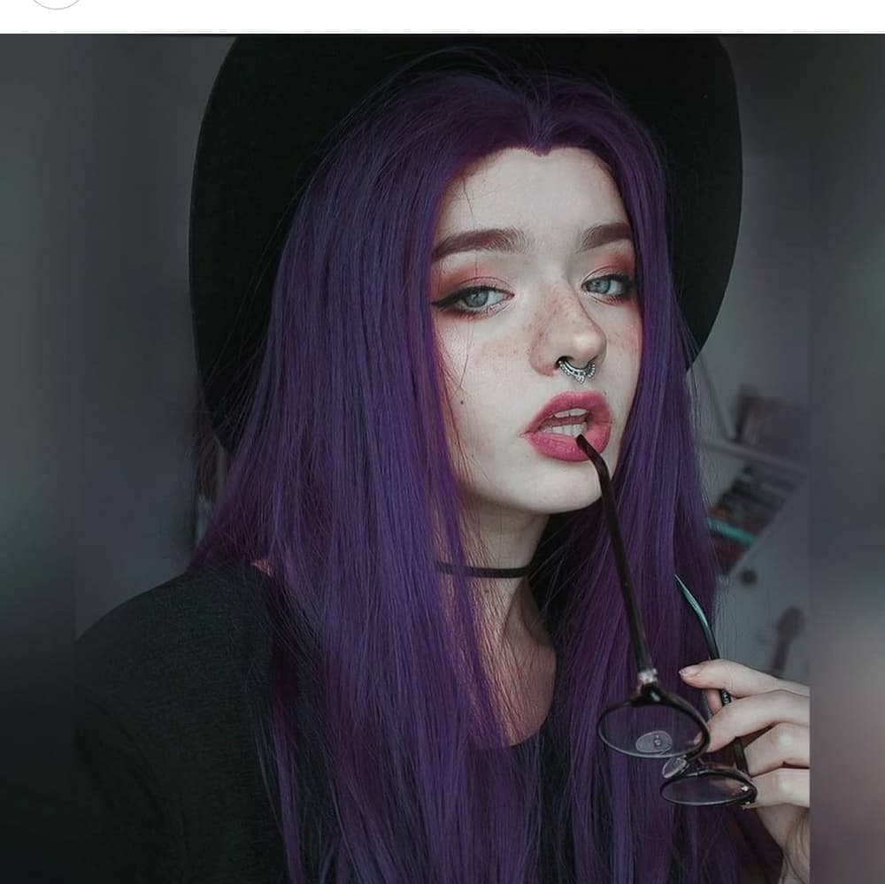 Purple Beauty LaceFront Wig 24-26 inches!!