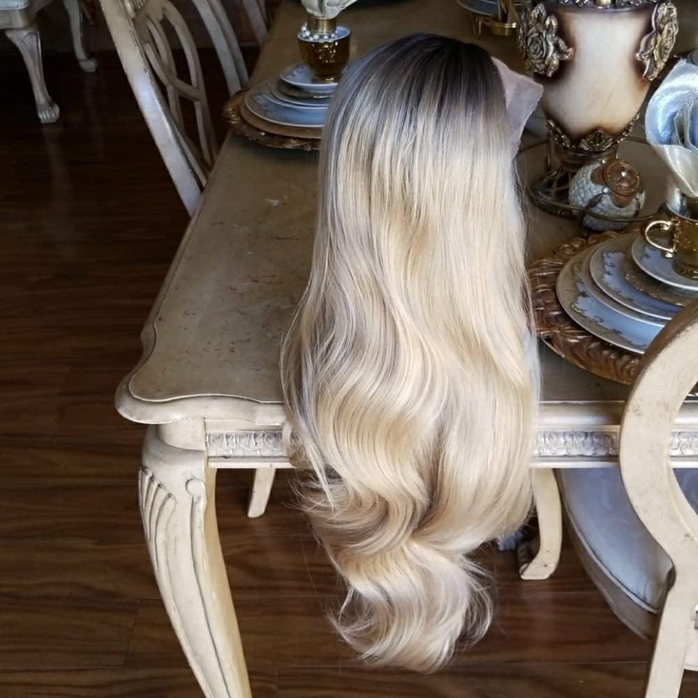 Ombre Blonde Beauty LaceFront Wig 24-26 inch - Thumbnail 6