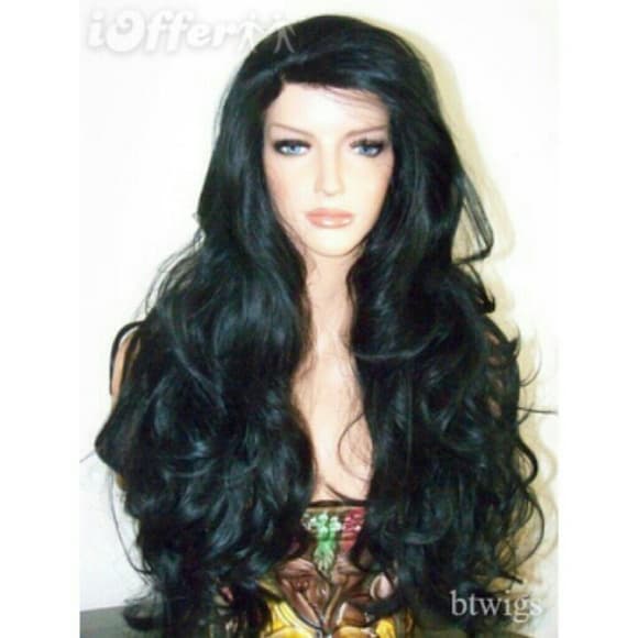 Black Wave Doll Lace Front wig