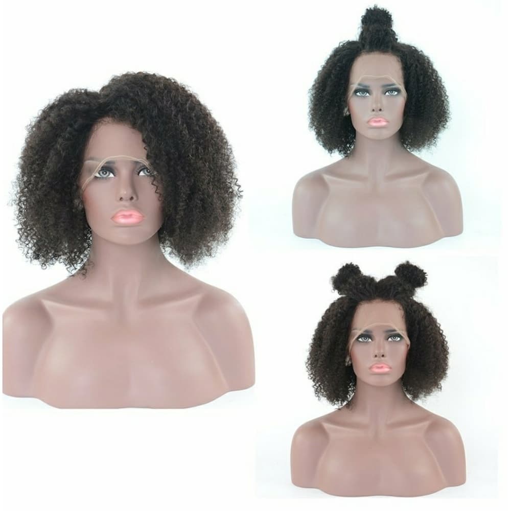 Virgin Brazilian Curly Lacefront Wig 12-14 inches! - Thumbnail 5