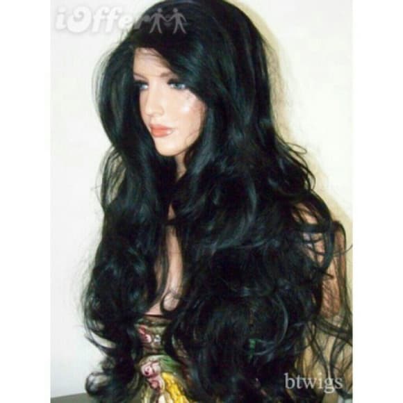 Black Wave Doll Lace Front wig - Thumbnail 2
