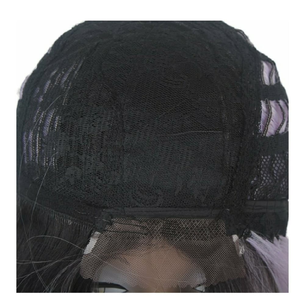 Ombre Black Light Purple Lace Wig 22-24 inches