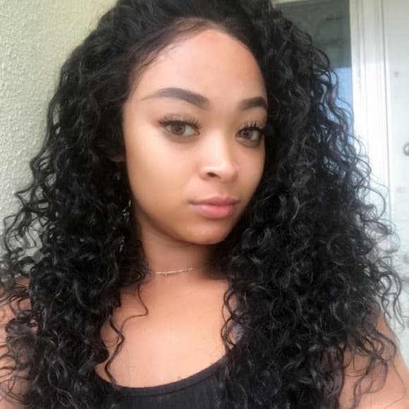 Virgin Brazilian Curly Lacefront Wig - Thumbnail 3