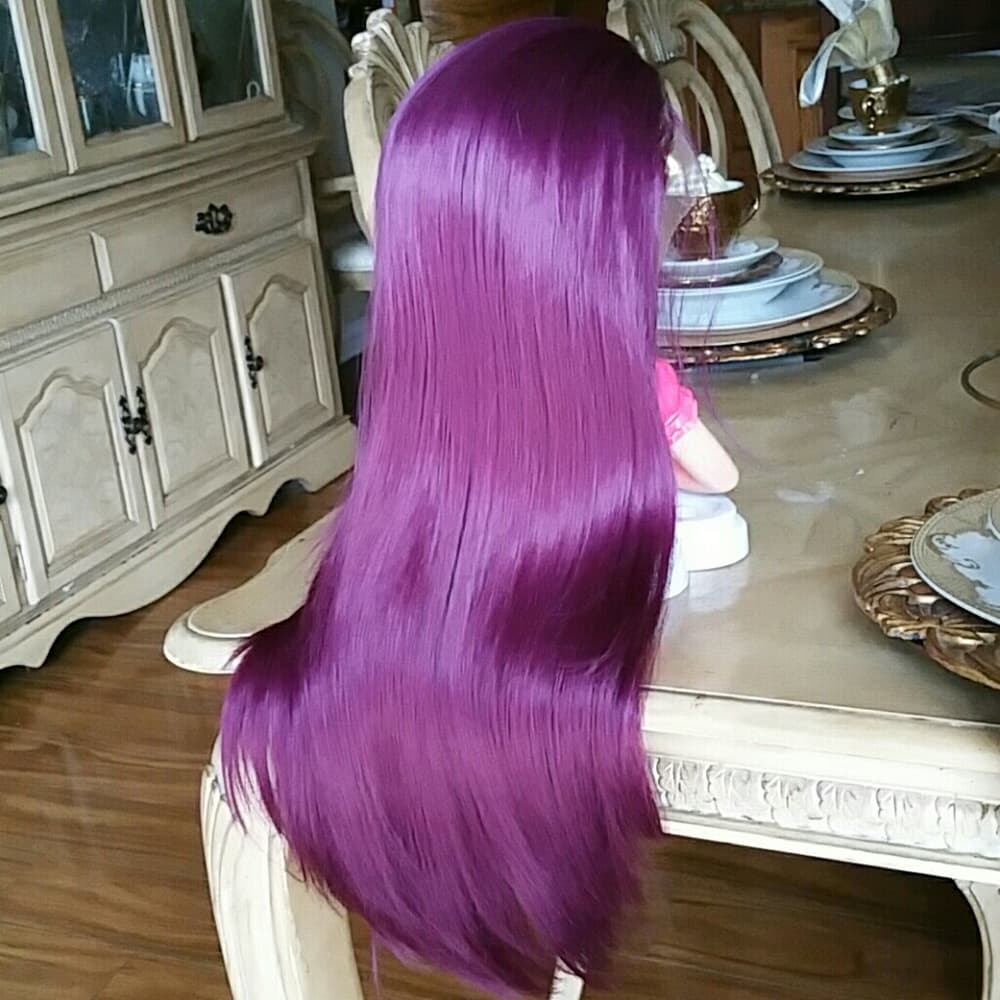Purple Beauty Lacefront Wig 22-24 inches!! - Thumbnail 4