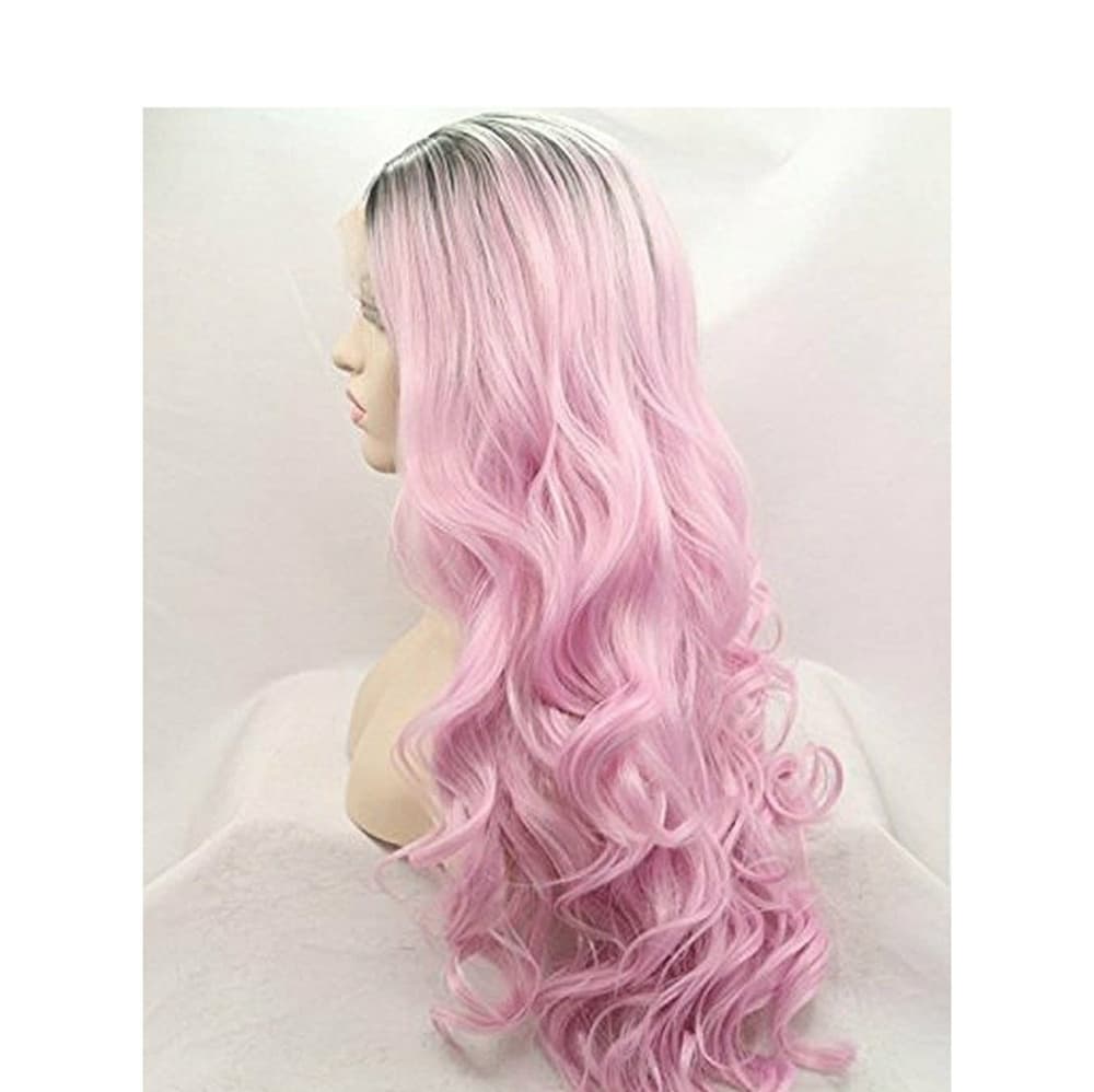 Ombre Pink Beauty LaceFront Wig 26 inches!! - Thumbnail 3