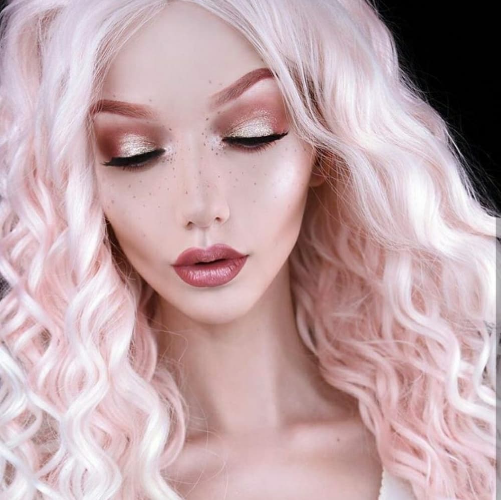 Pink White Tip Beauty Lacefront Wig 24-28 inches!!