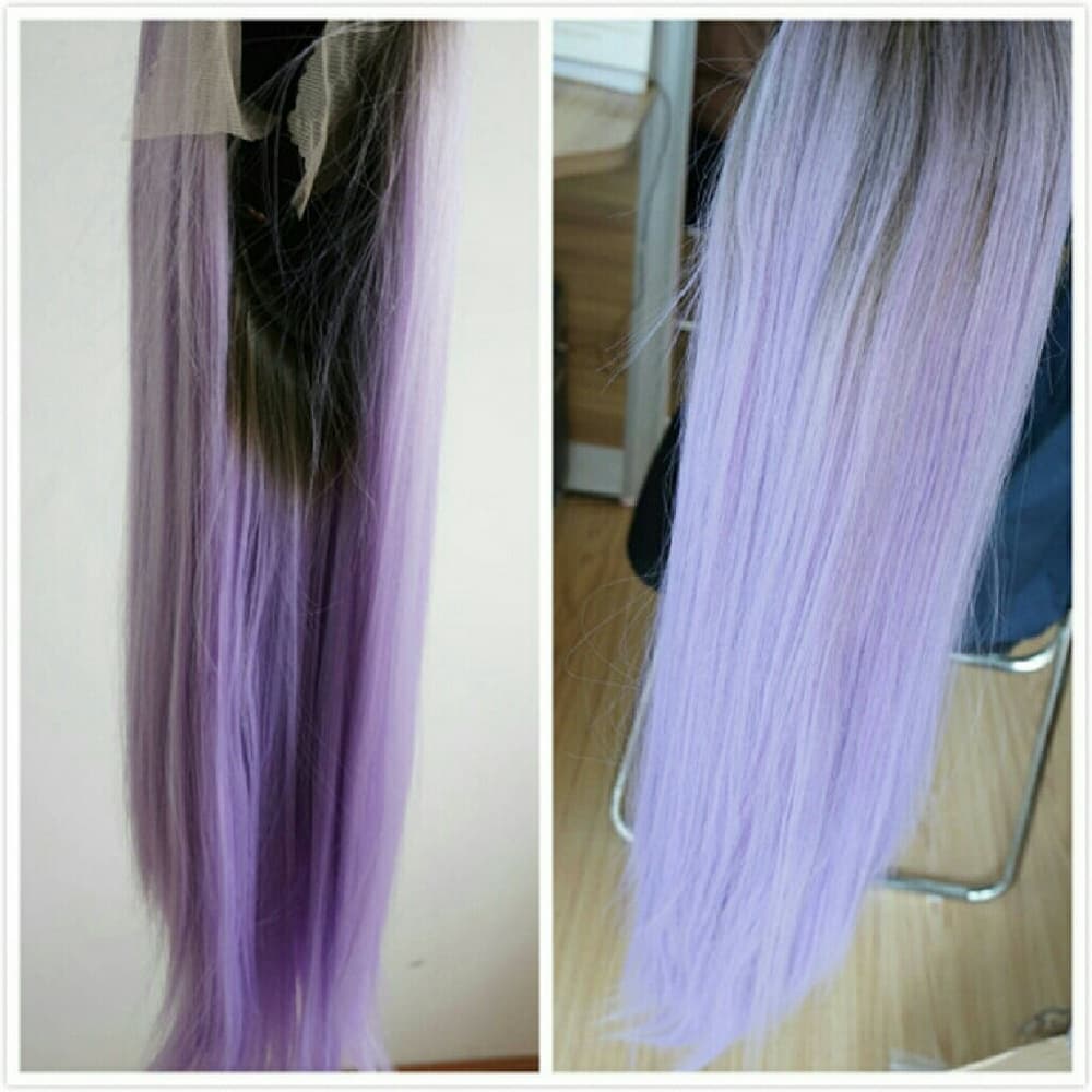 Ombre Purple Beauty Lacefront Wig - Thumbnail 2