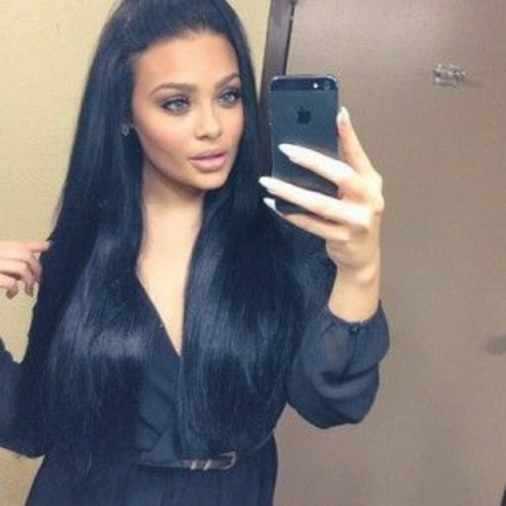 Black Full Head Clip in Extension - Thumbnail 2