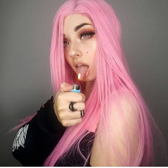 Pink Beauty LaceFront Wig 24-28 inches!! - Thumbnail 3